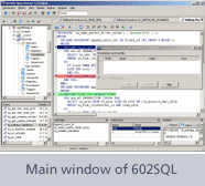 Main window of 602SQL Open Server 11